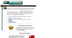 Desktop Screenshot of newalliance.com